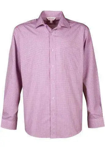 Aussie Pacific Men's Toorak Short Sleeve Shirt 1901S Corporate Wear Aussie Pacific Purple/White XXS